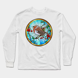 Robin In Glass Long Sleeve T-Shirt